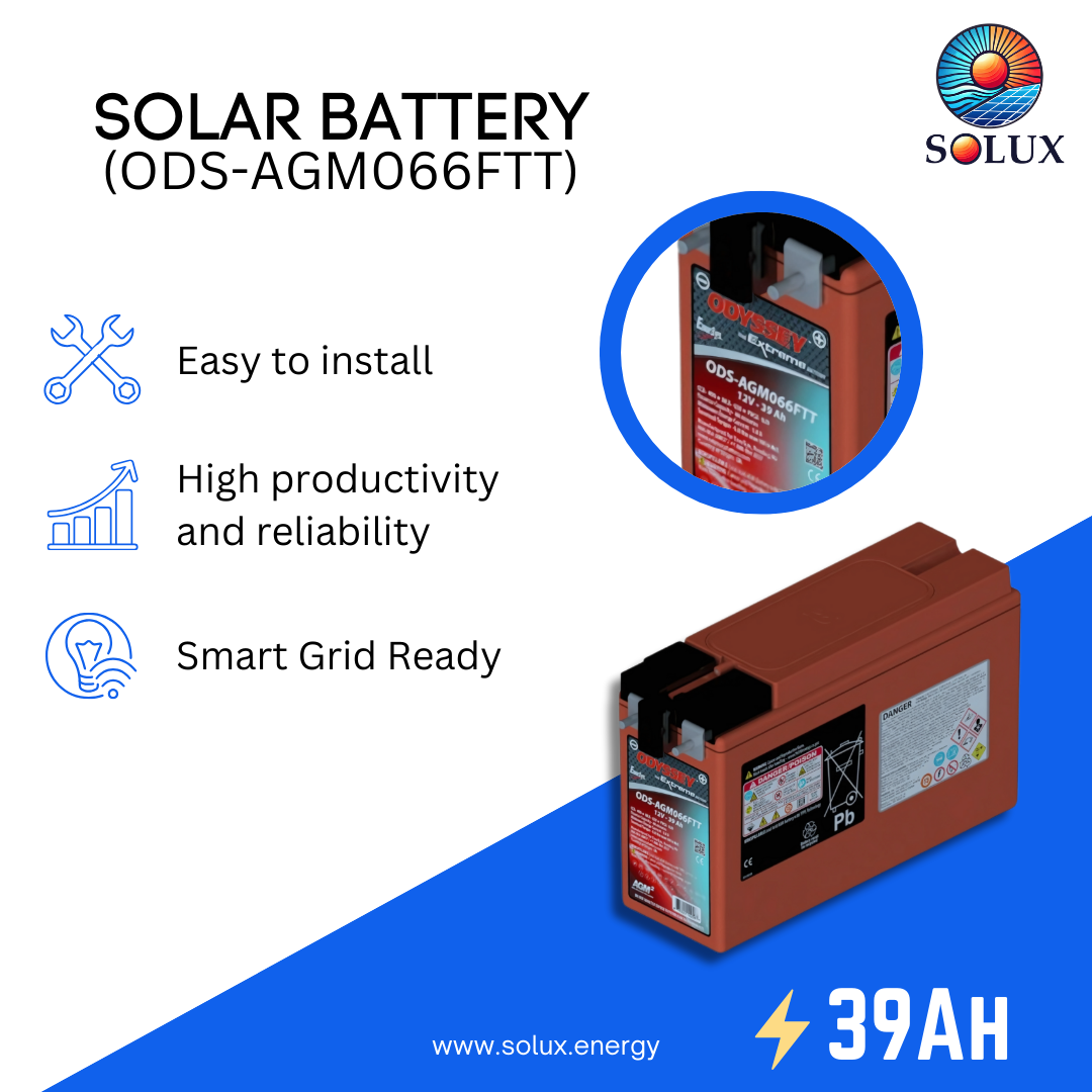 This is an image of Odyssey Battery 12VDC 39Ah Specialty Extreme Batteries